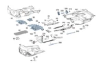 Genuine Mercedes-benz Cover Rail 167-686-15-00. Fixed Price $86.86.