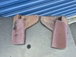 86.5-92 Toyota Supra Rear Speaker Covers - Maroon Pair Ma70 Mk3 7m. Fixed Price $50.00.