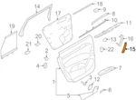 Audi Q7 4l Interior Rear Door Left Pull Handle Cover 4l0867395l77. Fixed Price $25.35.