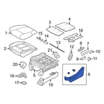 For Ford F-250 Super Duty 11-16 Bc3z2562187aa Front Left Seat Trim Panel. Fixed Price $109.52.