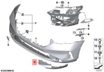 Genuine Bmw G60 G61 520d 520dx 520i 1.6 523d Bumper Panel Lower 51115a36023. Fixed Price $101.22.