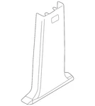 Genuine Audi 2005-2008 A4 Quattro Lower Center Pillar Trim 8e0-867-240-a-4pk. Fixed Price $221.99.