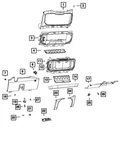 Genuine Mopar Instrument Panel Knee Blocker 6nh64tx7ac. Fixed Price $112.65.