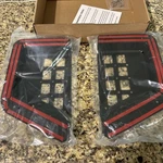 Front Door Storage Box Organizer Pocket Bezel For Ford Bronco 2021+ Carbon Fiber. Fixed Price $28.00.