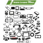 New Interior Whole Set Trim Cover Kit For Jeep Wrangler Jl Jt 2018+ Carbon Fiber. Fixed Price $19.99.