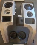 09-14 Ford F-150 F150 Center Dash Radio Trim Silver Vent Bezel Jump Seat + Vents. Fixed Price $50.00.