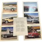 Rare Vintage Chrysler Promo Lithograph Set 6 Art With Envelope Plymouth Dodge. Fixed Price $17.49.