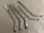1963 - 1966 Corvette Seat Side Rails Hinges Pieces Chrome Gm 3863373. Fixed Price $75.00.