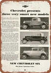 Metal Sign - 1931 Chevrolet Vintage Ad 09 Old Retro Rusty Look. Fixed Price $19.95.
