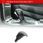 Car Interior Console Gear Shift Knob Head Cover Trim For Jeep Grand Cherokee 17+. Fixed Price $14.59.