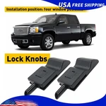 Door Lock Knob Front Rear Black 2pc For 2007-13 Chevy Gmc Yukon Silverado Sierra. Fixed Price $10.44.
