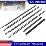 Door & Quarter Belt Moulding Set For 03-09 Toyota Land Prado Cruiser Lexus Gx470. Fixed Price $74.19.