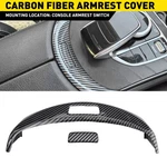Carbon Fiber Style Armrest Button Trim Cover For Mercedes Benz Glc X253 2015-20. Fixed Price $14.99.