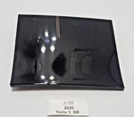 17-23 Oem Tesla Model 3 Center Console Storage Compartment Cover Black Trim. Fixed Price $45.03.