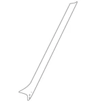 Genuine Land-rover Front Molding Lr076515. Fixed Price $130.13.