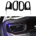 Korlot Carbon Fiber Style Center Console Air Outlet Dashboard Ac Vent Cover T.... Fixed Price $91.70.