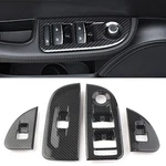 For Alfa Romeo Giulia 2017-2020 Abs Carbon Fiber Window Lift Switch Button Frame. Fixed Price $21.94.