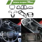 Combo Carbon Fiber Full Interior Dashboard Cover Trim For Dodge Challenger 2015+. Fixed Price $86.99.