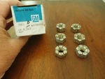 1967 1975 Chevy Ck 10 20 30 Truck Spare Tire Cross Strap Nuts Nos (6). Fixed Price $19.50.