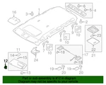 New Genuine Infiniti Holder Sunvisor 964091la0a Oem. Fixed Price $21.56.