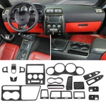 New Full Interior Decor Cover Trim Kit For Dodge Challenger 2009-14 Carbon Fiber. Fixed Price $186.06.