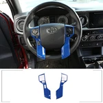 Abs Blue Steering Wheel Button Cover Trim For Toyota Tacoma 2016-2020. Fixed Price $15.99.