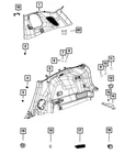 Genuine Mopar Quarter Trim Panel Left 6vz33hl1ab. Fixed Price $197.64.