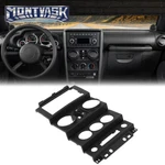 New Fit For 2007-2010 Jeep Wrangler Instrument Radio Dash Panel Bezel Trim Black. Fixed Price $78.65.