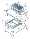 New Audi A8 4h Right Inner Sunroof Trim 4e0877782 4pk 4e08777824pk No Duties. Fixed Price $78.39.