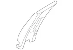 Genuine Ford Mercury Milan 2006-08 Lh Upper Center Pillar Trim 6e5z-5424357-baa. Fixed Price $22.49.