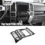 2x Center Dash Radio Navigation Panel Bezel Trims For Ford F150 Black Wood Grain. Fixed Price $35.99.
