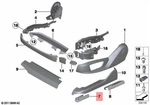 Bmw Oem Front Seat Track Left Cover Driver Side 740i (11-12) 52109175063. Fixed Price $28.83.