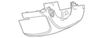 Genuine Gm Cocoa Instrument Panel Steering Column Lower Trim Cover 13280412. Fixed Price $48.42.