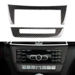 2pcs Console Cd Panel Trim For Mercedes-benz C Class W204 2010-2013 Carbon Fiber. Fixed Price $17.73.