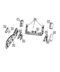 Genuine Mopar Seat Adjuster Shield 1ng23dkaaa. Fixed Price $54.60.