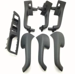 1 Set Black Interior Door Grab Handle & Cover Trim For Vw Jetta Golf 5 Gti Mk5. Fixed Price $134.40.