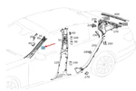 Mercedes-benz E W212 Left A-pillar Trim Panel A21269059257m36. Fixed Price $99.83.