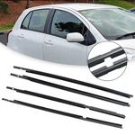 4pcs Outer Door Glass Weatherstrip Moulding For Toyota Yaris Vitz 2005 2010. Fixed Price $40.73.