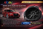 2006-2013 Audi A3 Quattro - Front Upper Windshield Pillar Speaker 8p0035399c S6. Fixed Price $24.99.