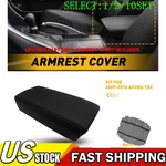 Fits 09-14 Acura Tsx Center Console Lid Armrest Vinyl Leather Cover Black 1 10x. Fixed Price $107.09.