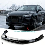 For Audi Sq5 Q5 S Line Mk2 Front Splitter Lip Double Deck Gloss Black 2021-2025. Fixed Price $96.69.