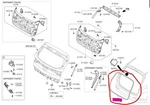 Genuine New Tailgate Opening Weatherstrip Suits Kia Sportage 2016-2018. Fixed Price $78.03.