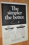 1971 Ford Pinto Maverick Original Large Vintage Advertisement Print Ad 71. Fixed Price $13.99.
