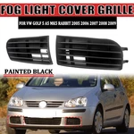 For Vw Golf 5 Mk5 Rabbit 05-09 Painted Black Front Bumper Fog Light Grille Cover. Fixed Price $29.99.