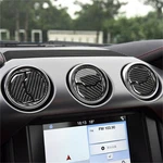 For 2015-2019 Ford M Tang?3 Car Console Cover Air Vent Trim Carbon Fiber A. Fixed Price $14.24.