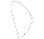 Genuine Volkswagen Side Cover 561-858-247-b-82v. Fixed Price $33.06.