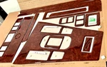 Jaguar Xjs Fit 1982- 1996 Dash Trim Kit Golden Burl Wood New Interior Set. Fixed Price $198.77.