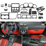 20pcs Carbon Fiber Interior Dash Decor Cover Trim Kit For Dodge Challenger 09-14. Fixed Price $186.06.