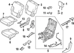 Genuine Nissan Seat Trim Panel 88331-7ja0a. Fixed Price $66.82.