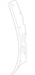 Genuine Toyota Truck Cab Corner Trim Panel 62511-04070-b0. Fixed Price $46.54.
